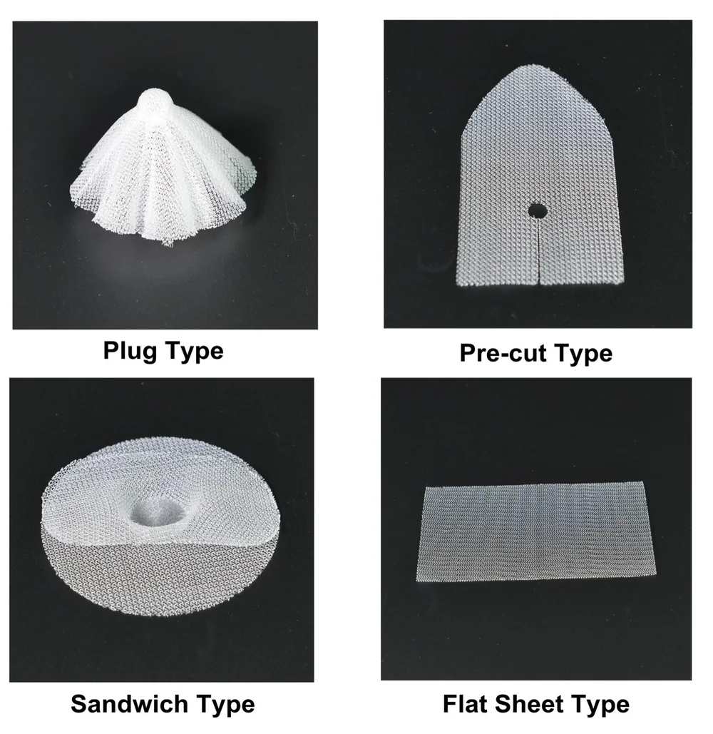 Hernia mesh product family