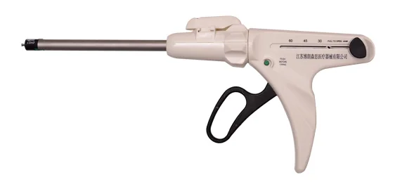 Endoscopic linear cutting stapler